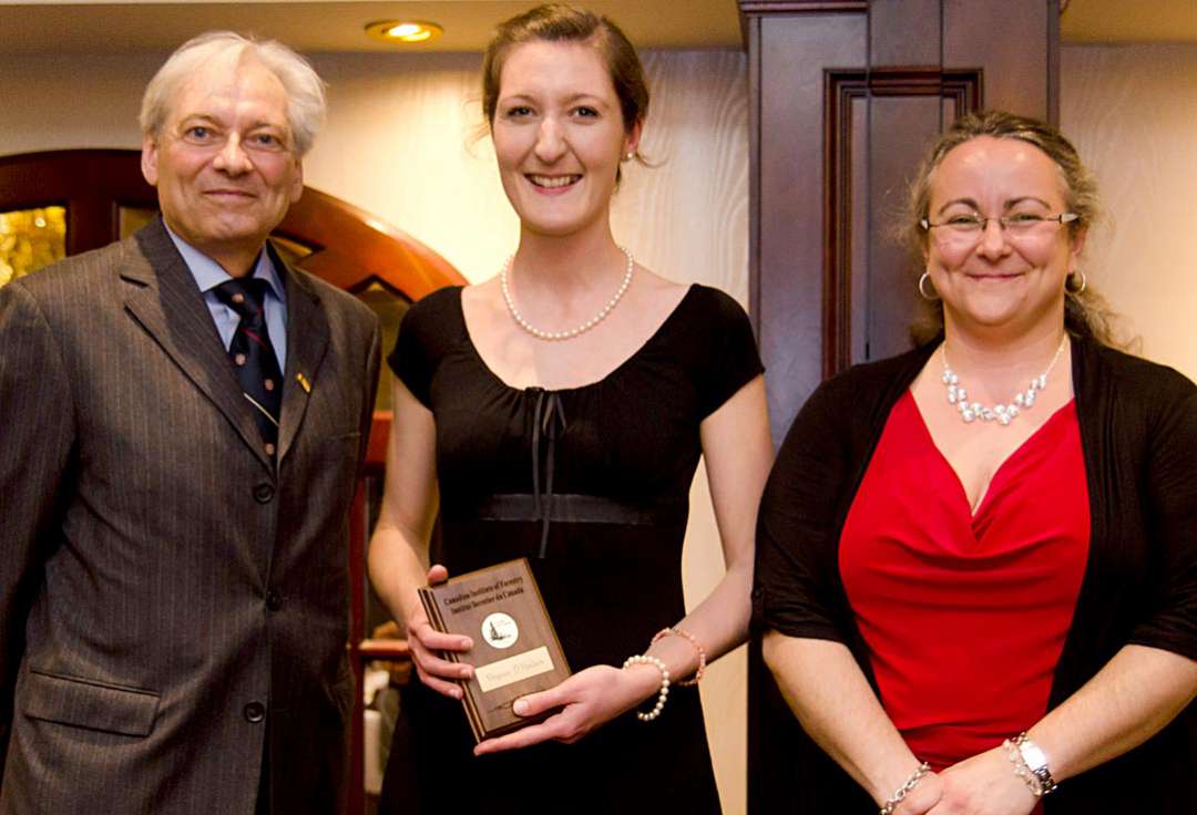 Virginie DHalluin medaille Institut forestier du Canada